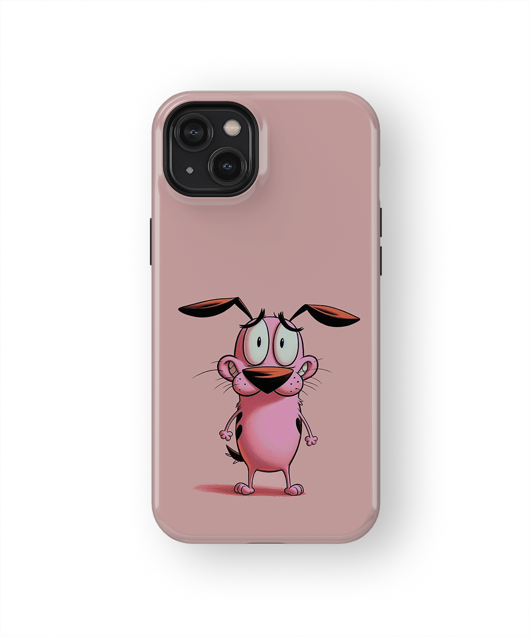 Coque iPhone – Design Courage le Chien