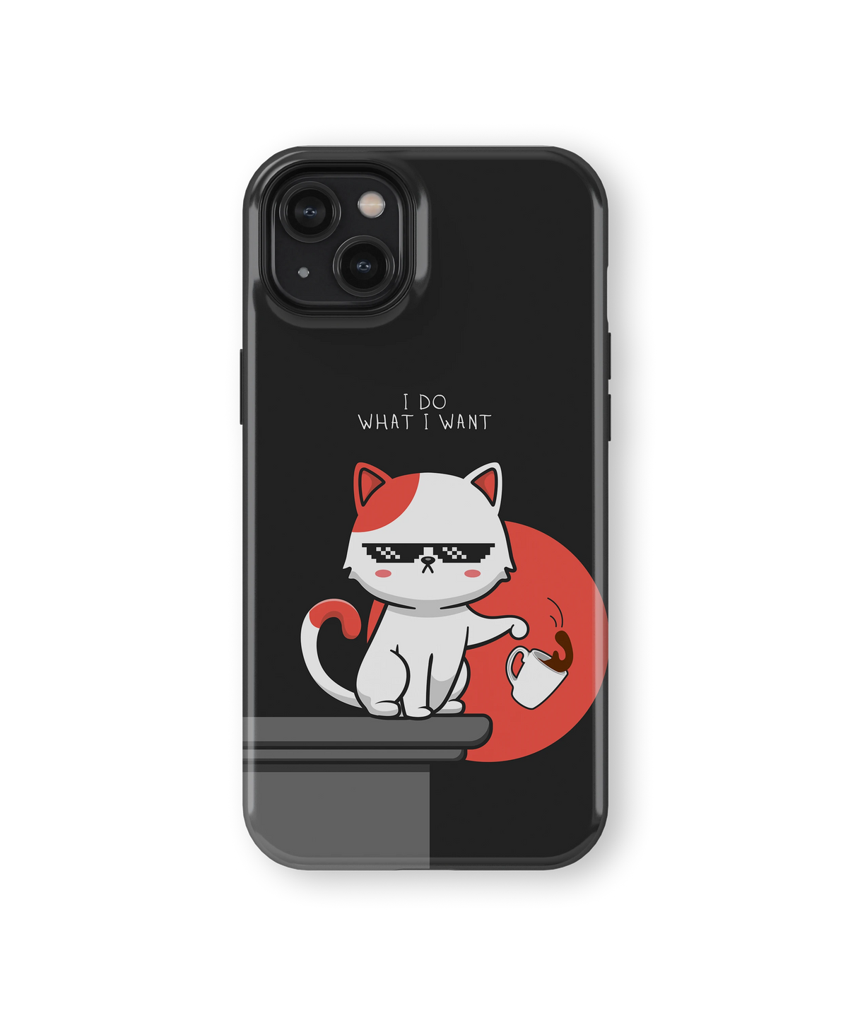 Coque iPhone – Cat Boss “I Do What I Want”