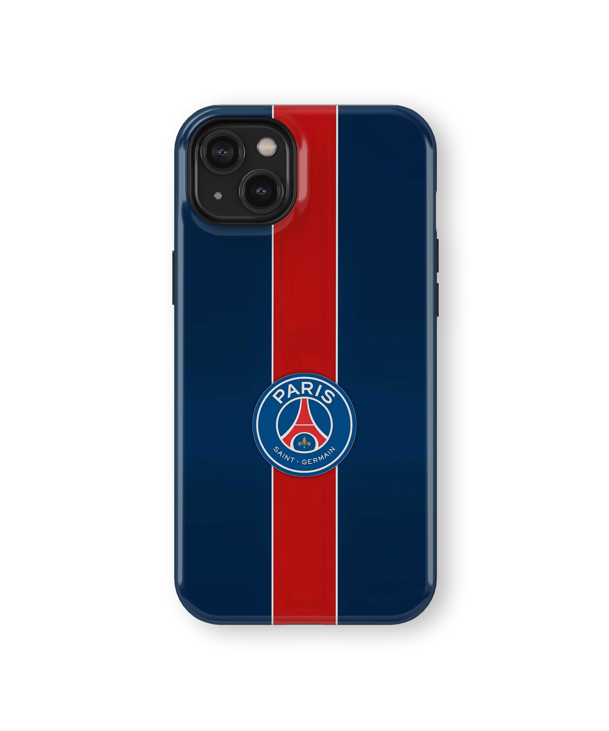 Coque iPhone Paris Saint-Germain – Bleu et rouge | PSG