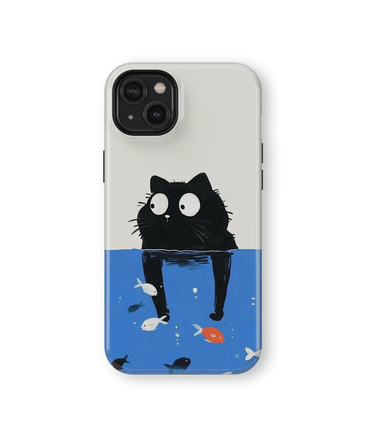 Coque iPhone – Design Chat Noir Océan