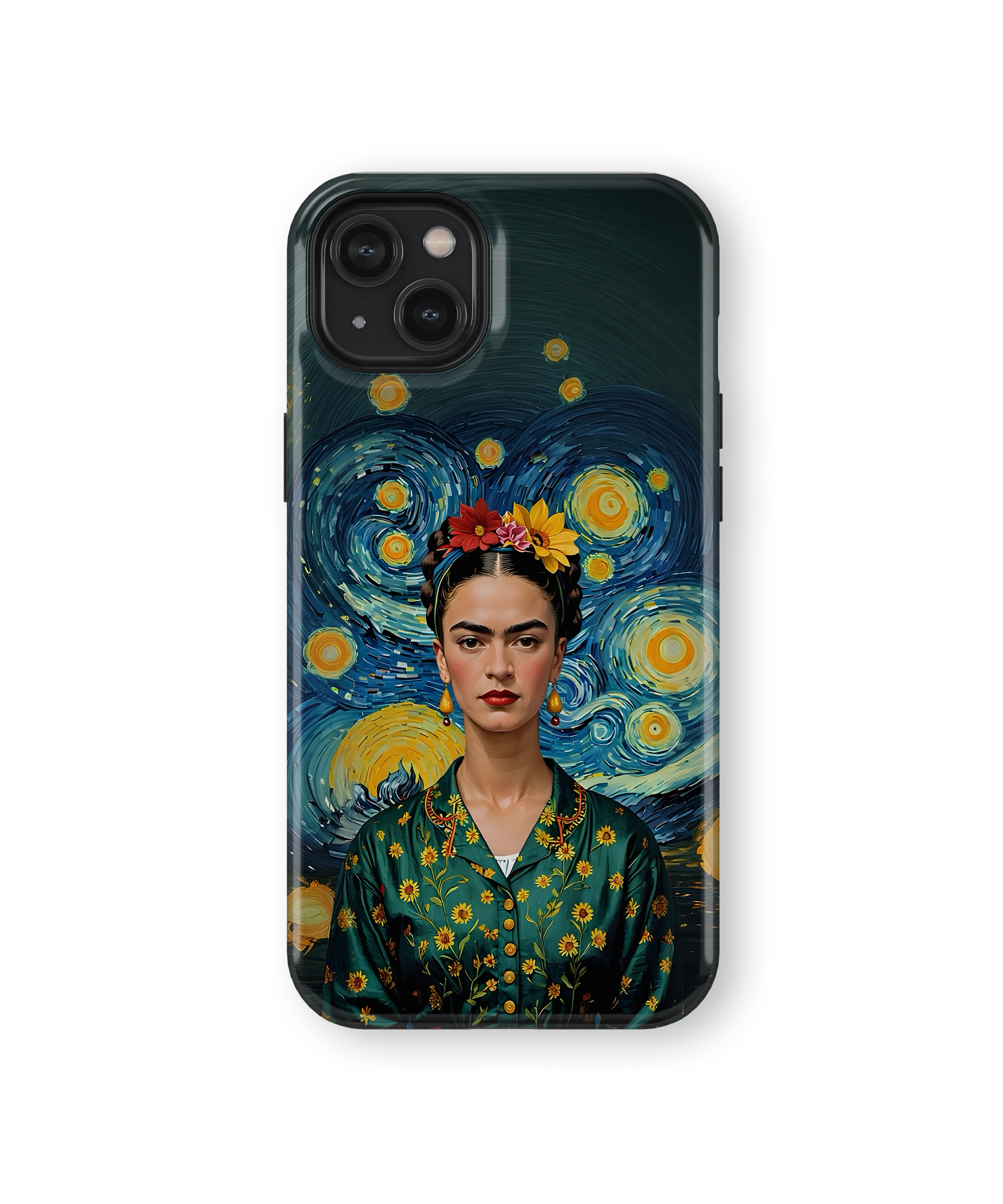 Coque iPhone – Portrait Artistique Inspiré de Frida Kahlo