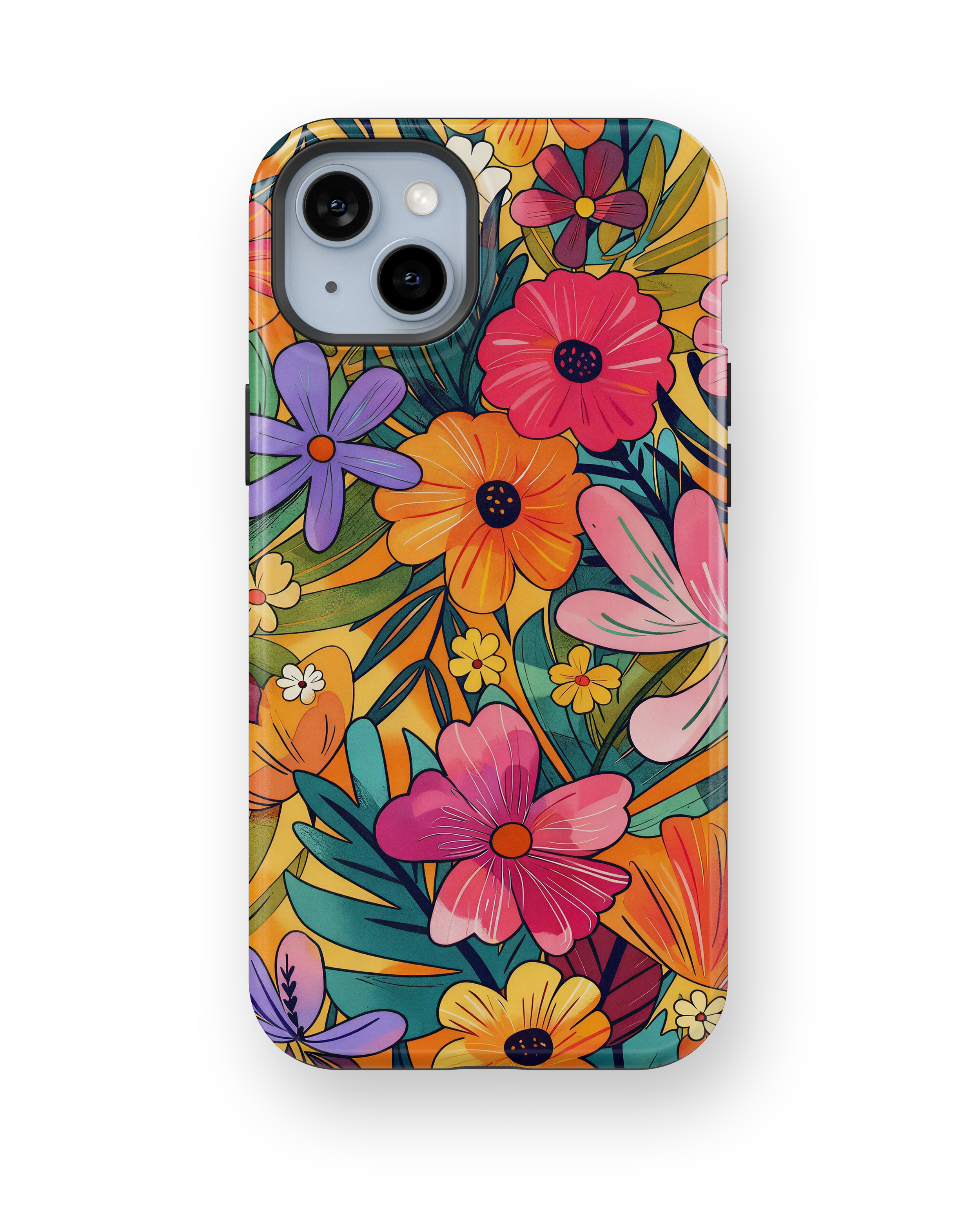 Coque iPhone – Design Floral Coloré