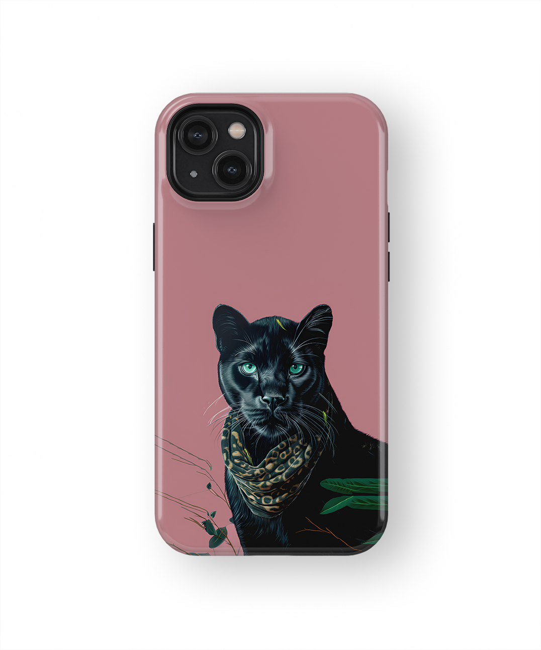 Coque iPhone – Panthère Noire Élégante