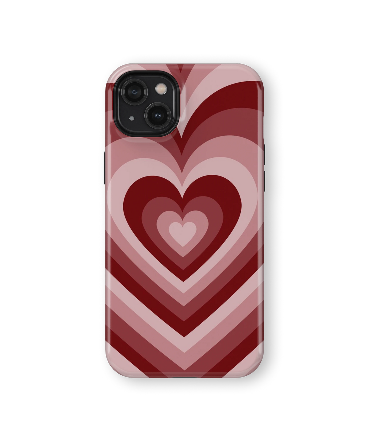 Coque iPhone – Design Cœurs Empilés