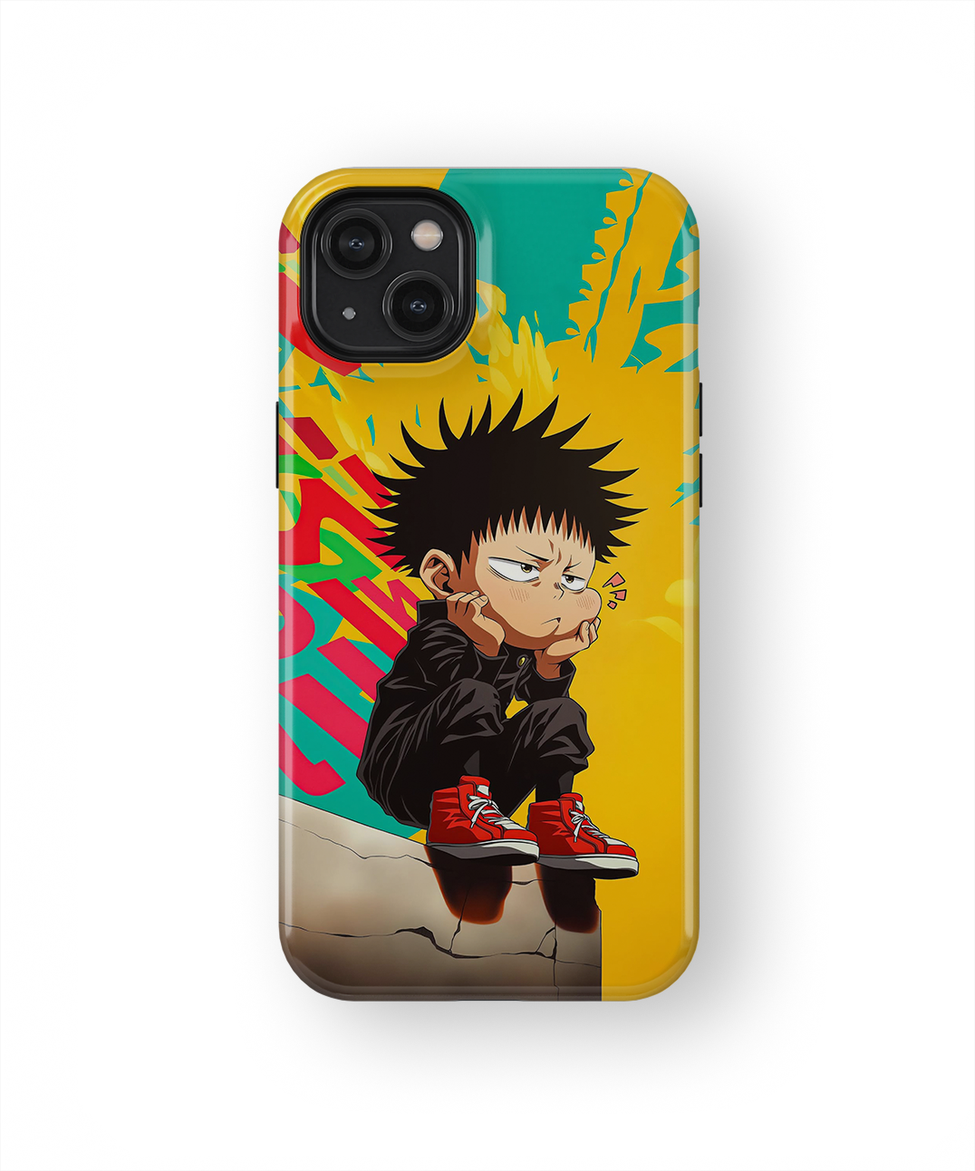 Coque iPhone Anime – Megumi Fushiguro Street Style