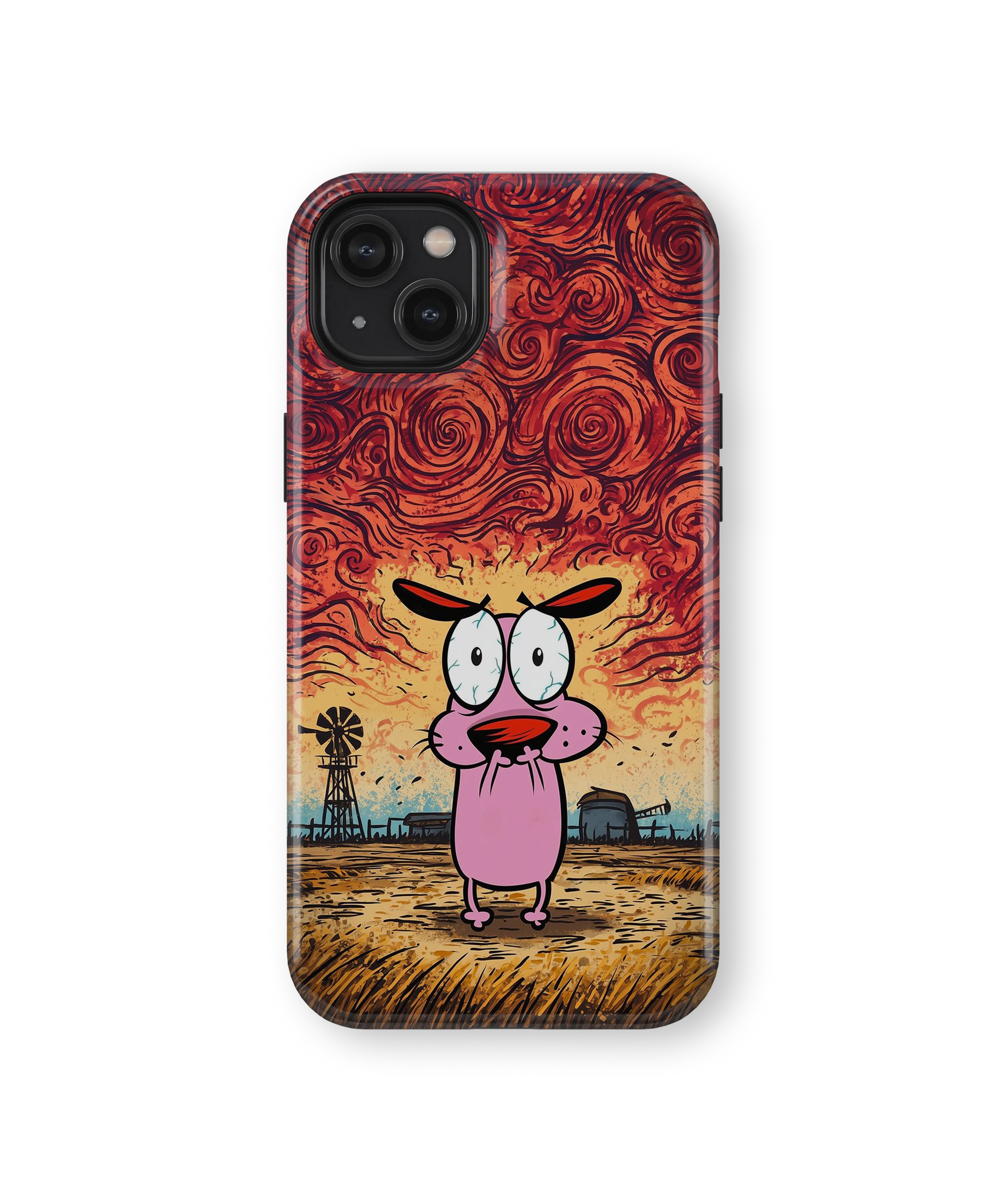 Coque iPhone – Design Courage le Chien