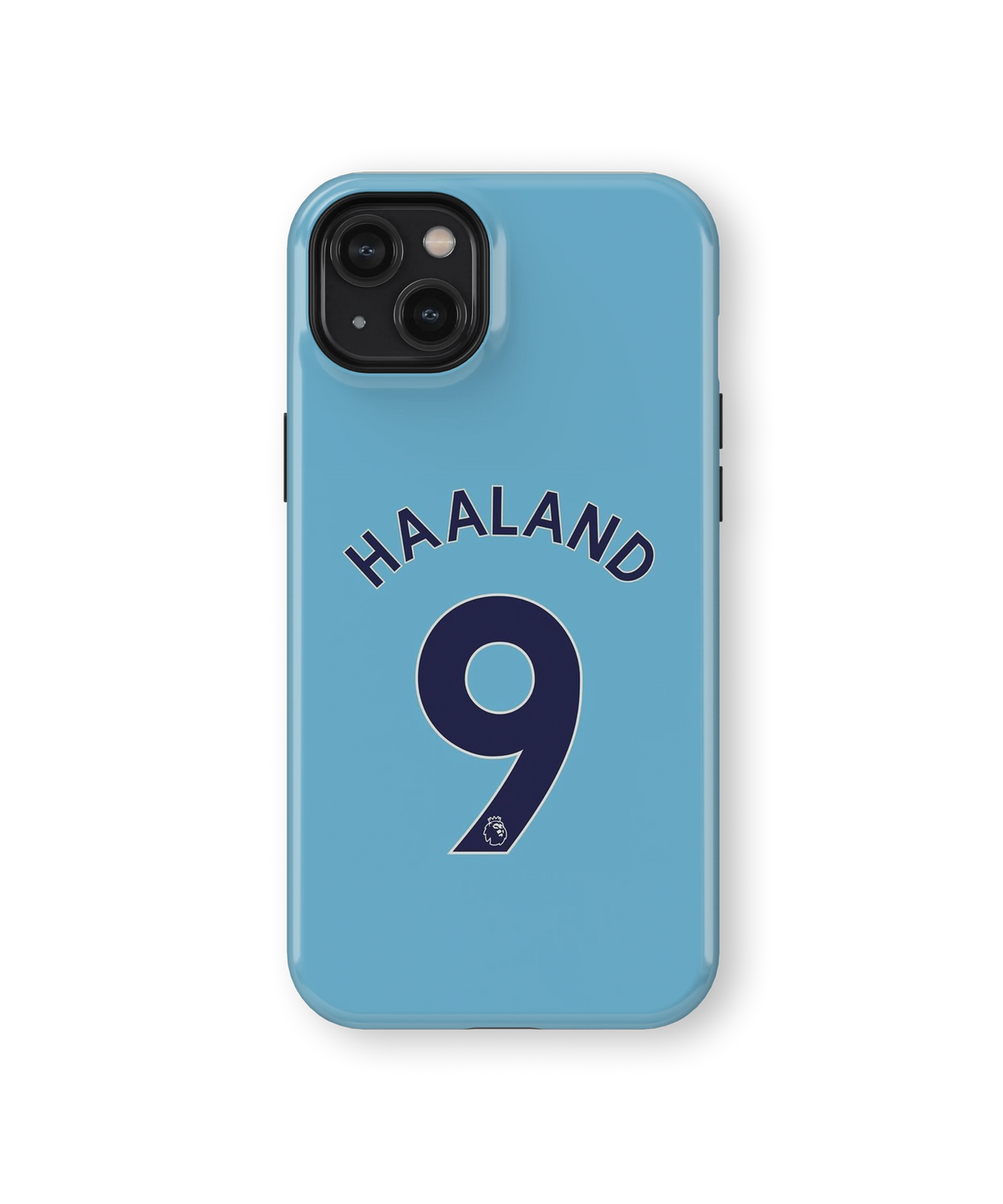 Coque iPhone Haaland – Design Bleu | Manchester City