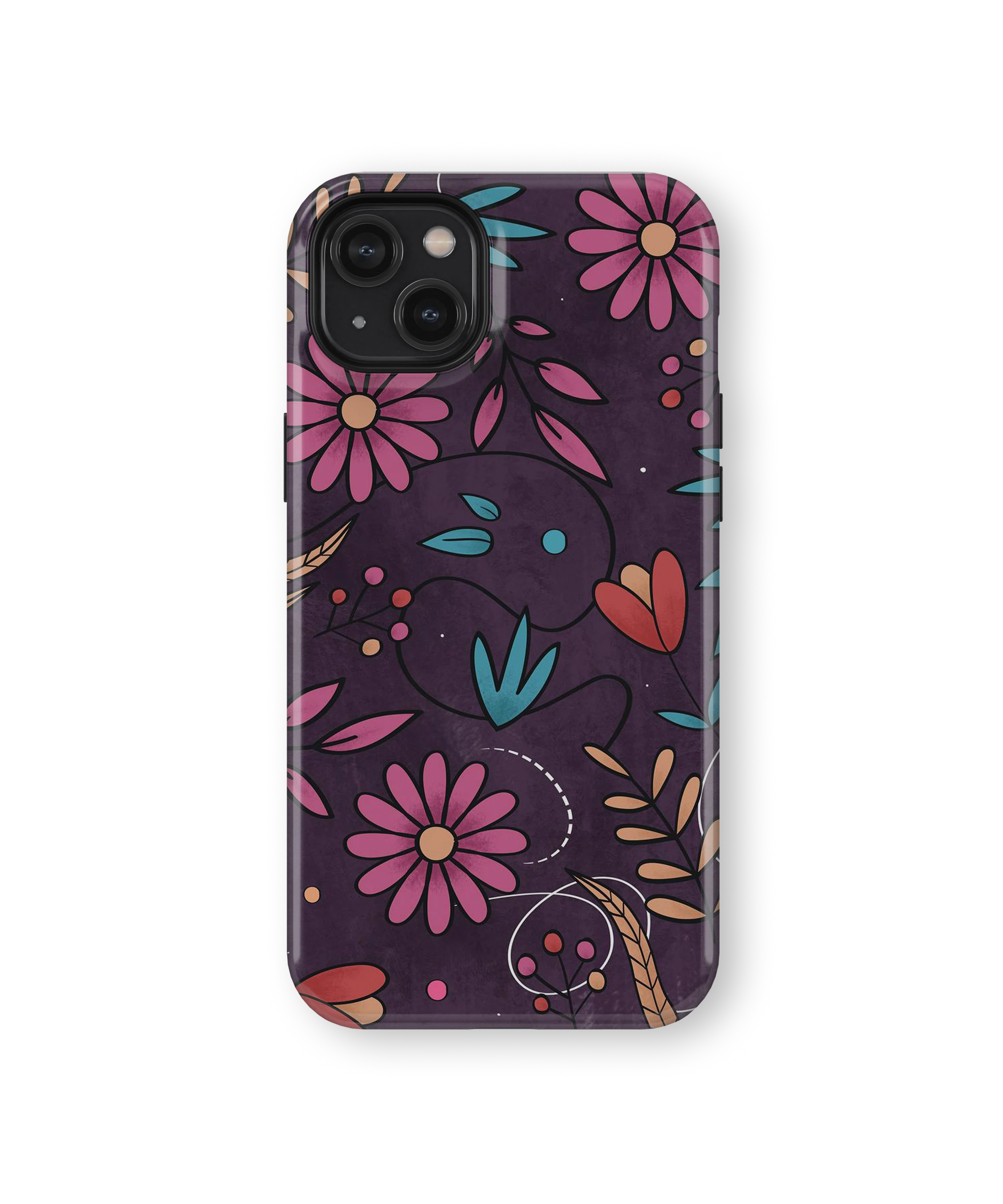 Coque iPhone – Design Floral Élégant & Coloré