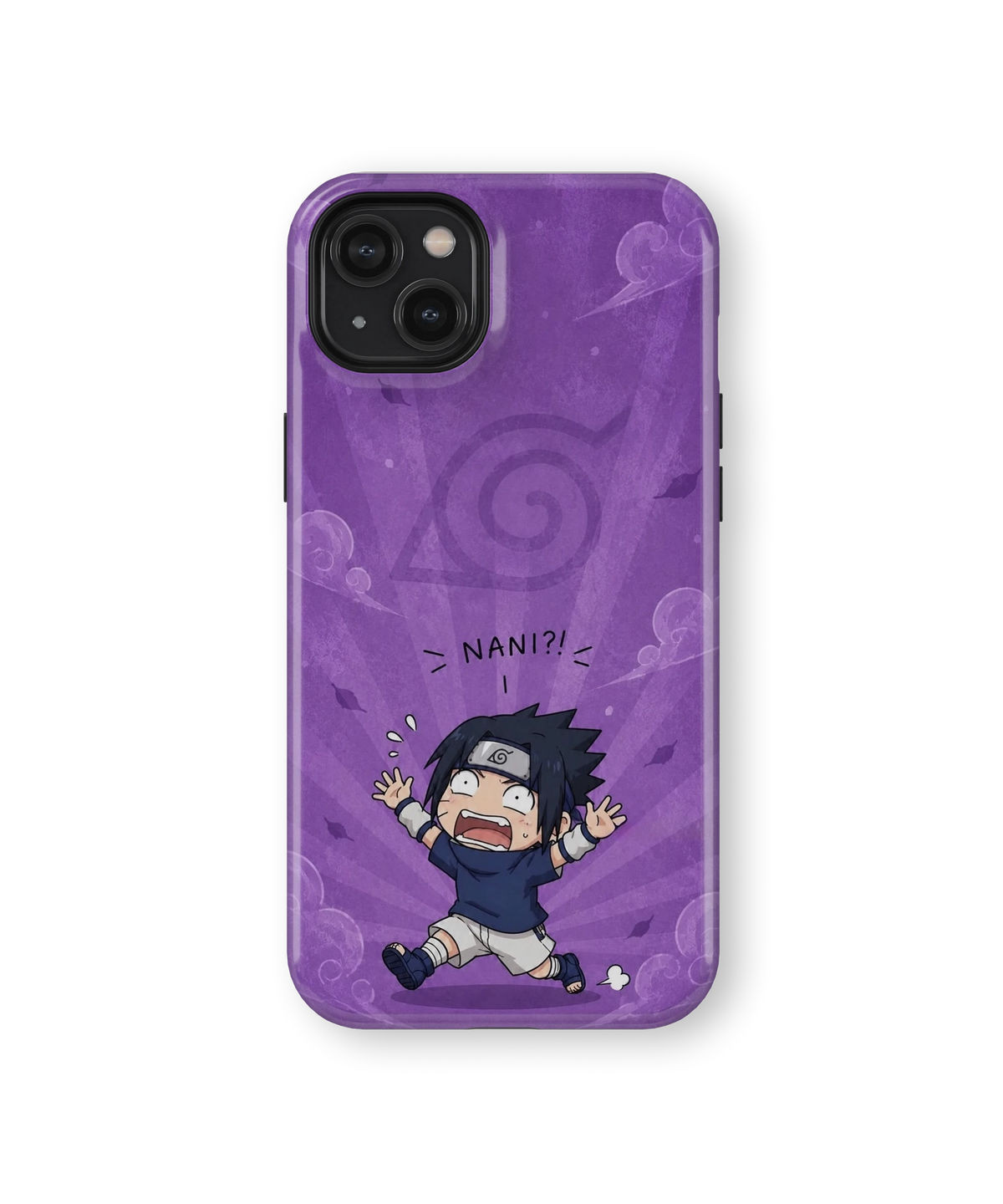 Coque iPhone Sasuke – Design NANI?! | Naruto