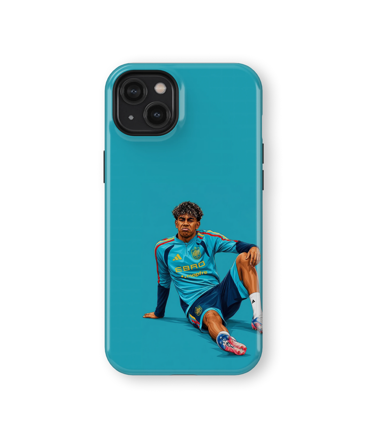 Coque iPhone Lamine Yamal – Style Bleu | Espagne