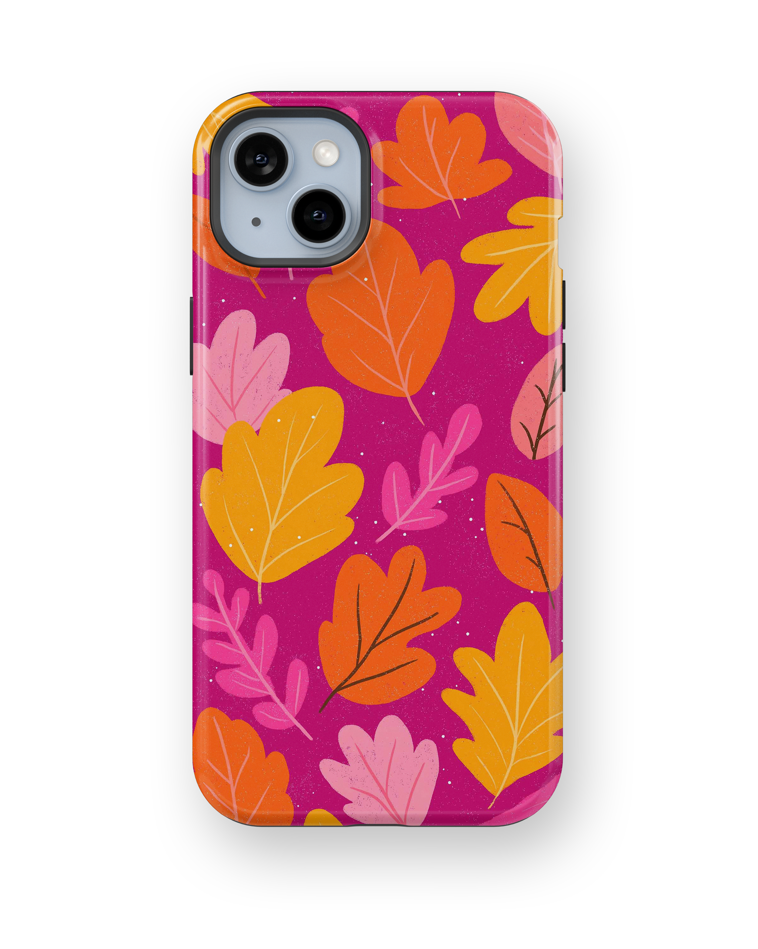 Coque iPhone – Design Feuilles Colorées