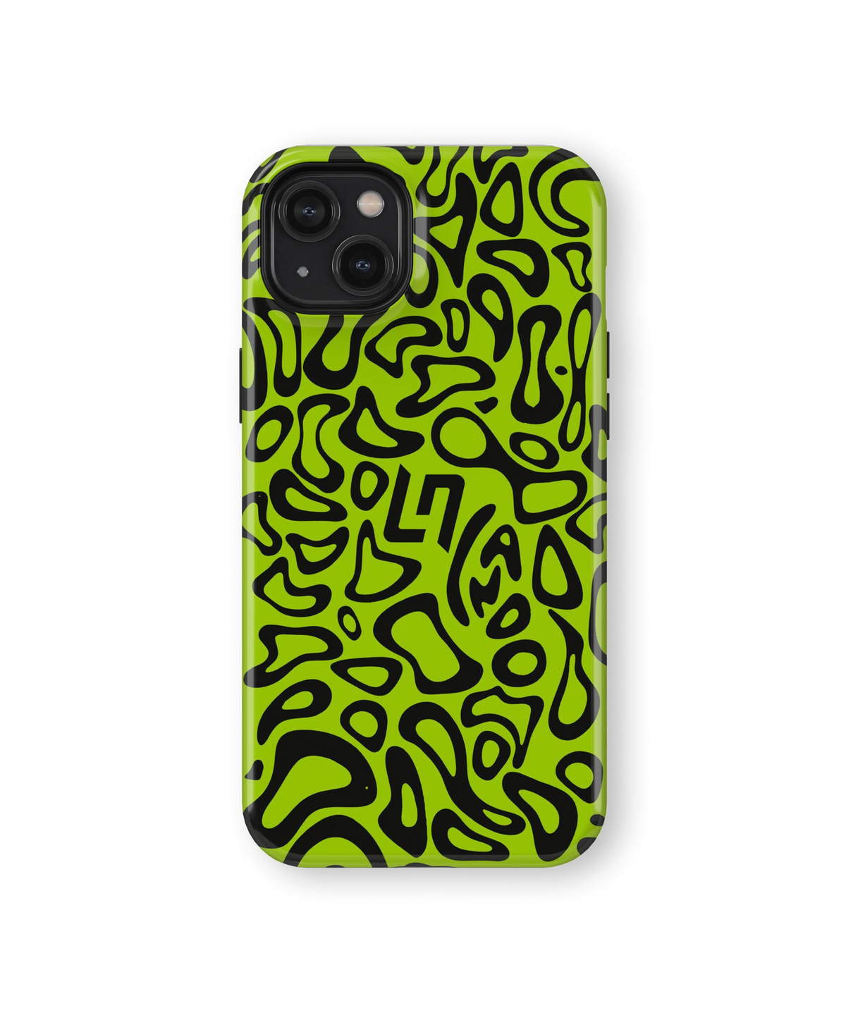 Coque iPhone – Design Fluorescent Noir