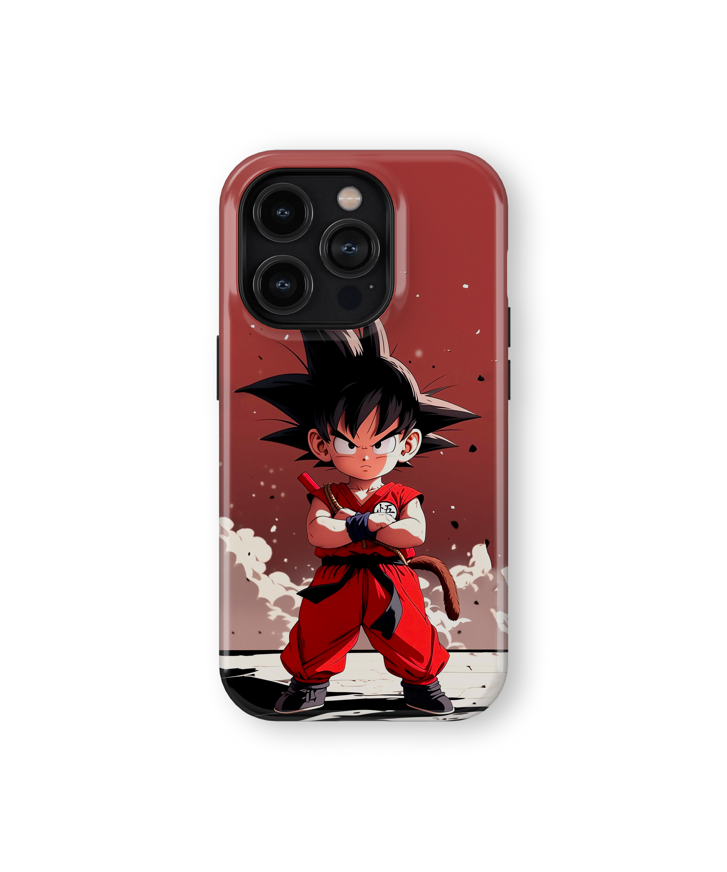 Coque iPhone Anime Goku maroon