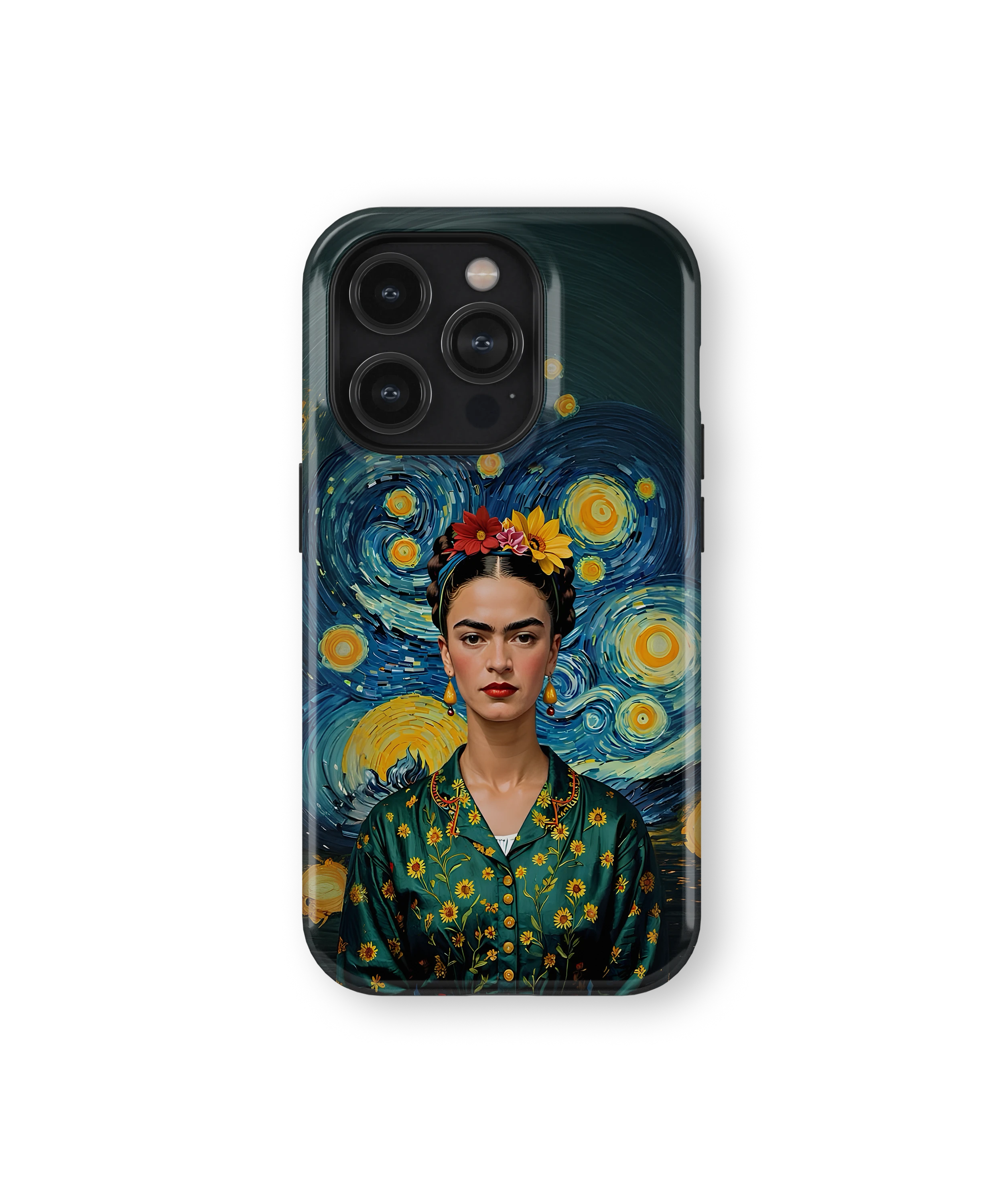 Coque iPhone – Portrait Artistique Inspiré de Frida Kahlo
