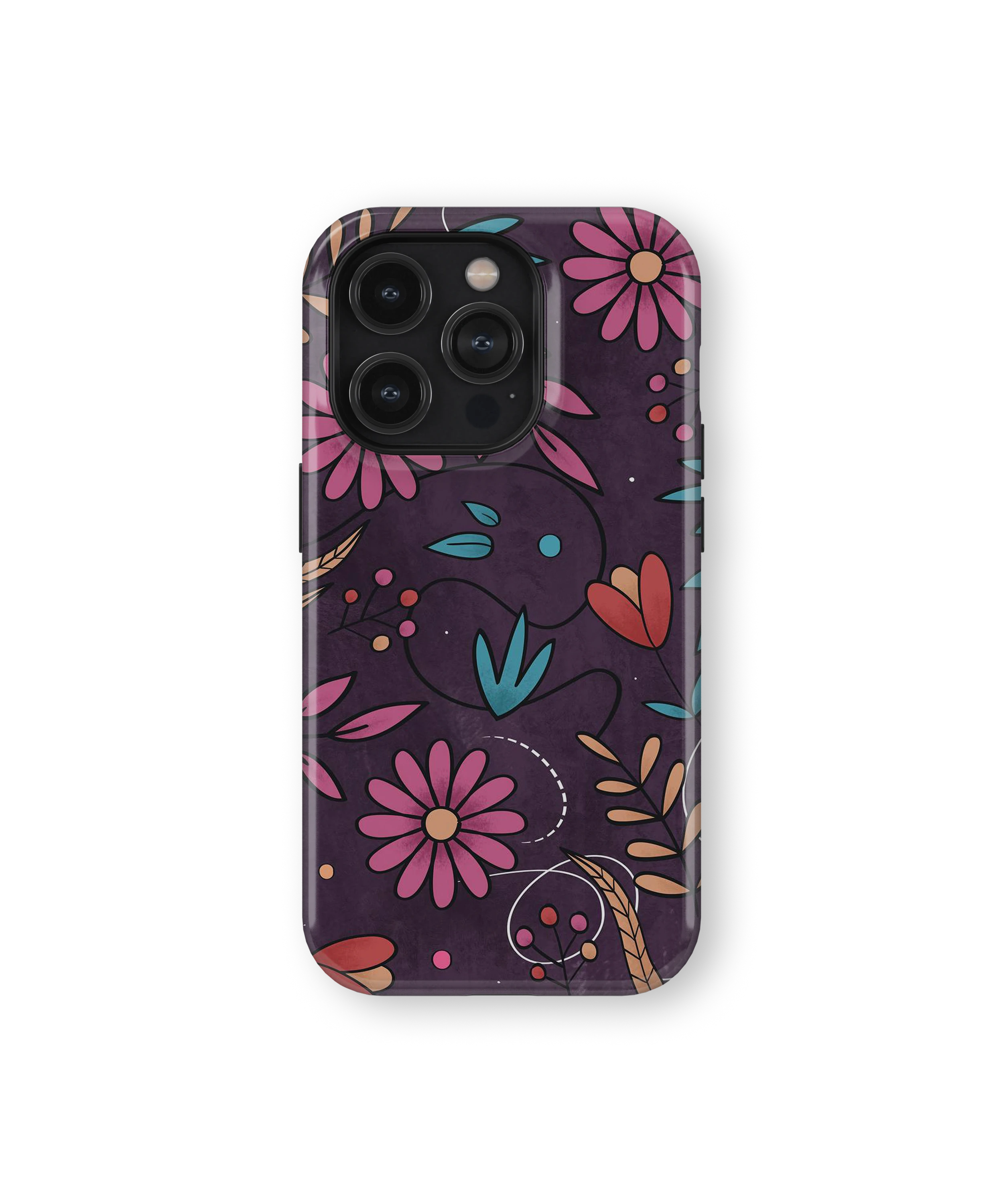 Coque iPhone – Design Floral Élégant & Coloré