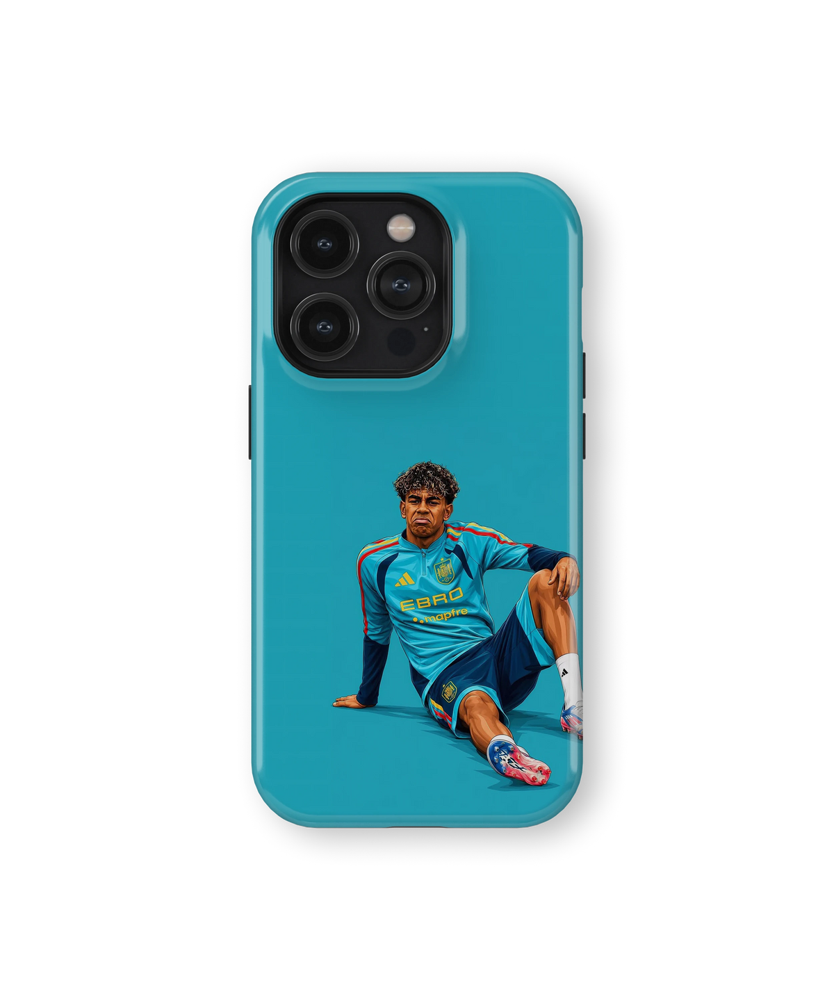 Coque iPhone Lamine Yamal – Style Bleu | Espagne