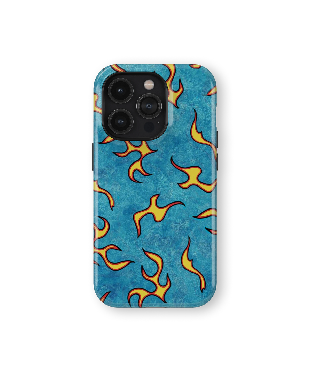 Coque iPhone – Blue Fire