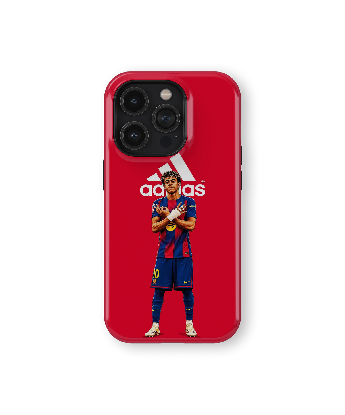 Coque iPhone – Design Foot Barcelona Red