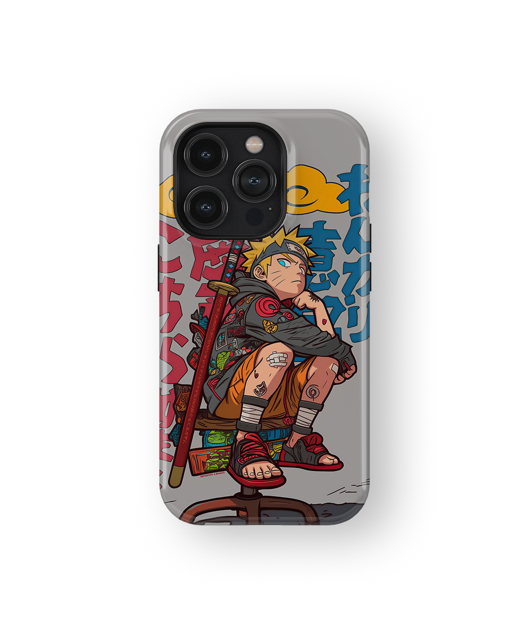 Coque iPhone Anime – Design Naruto Uzumaki Style Street Art