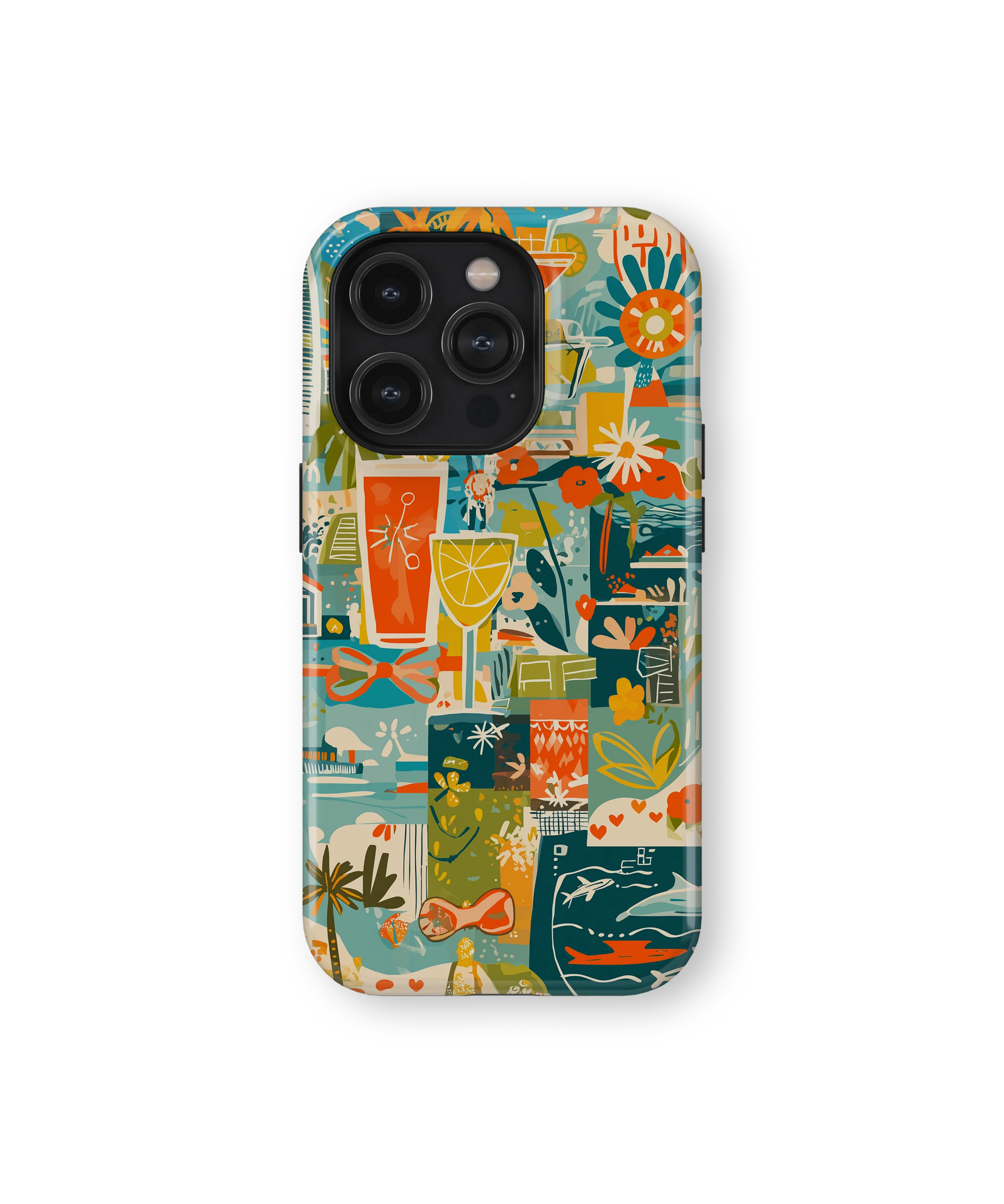 Coque iPhone – Design Summer Coloré & Lifestyle Tropical
