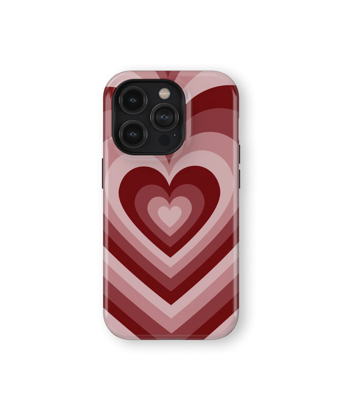 Coque iPhone – Design Cœurs Empilés