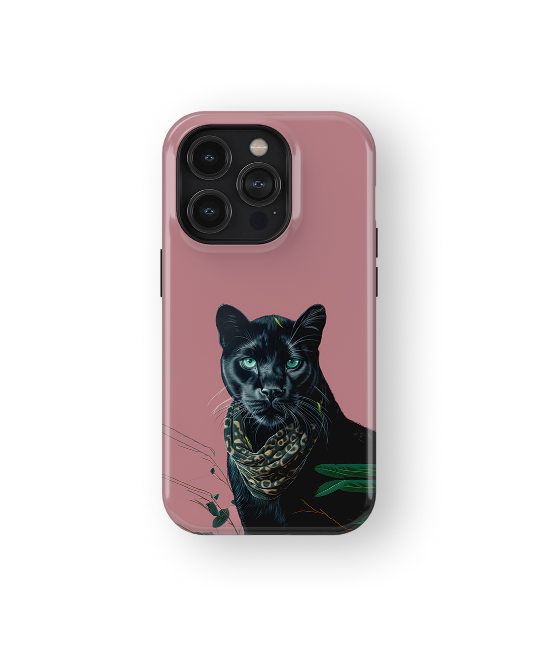 Coque iPhone – Panthère Noire Élégante