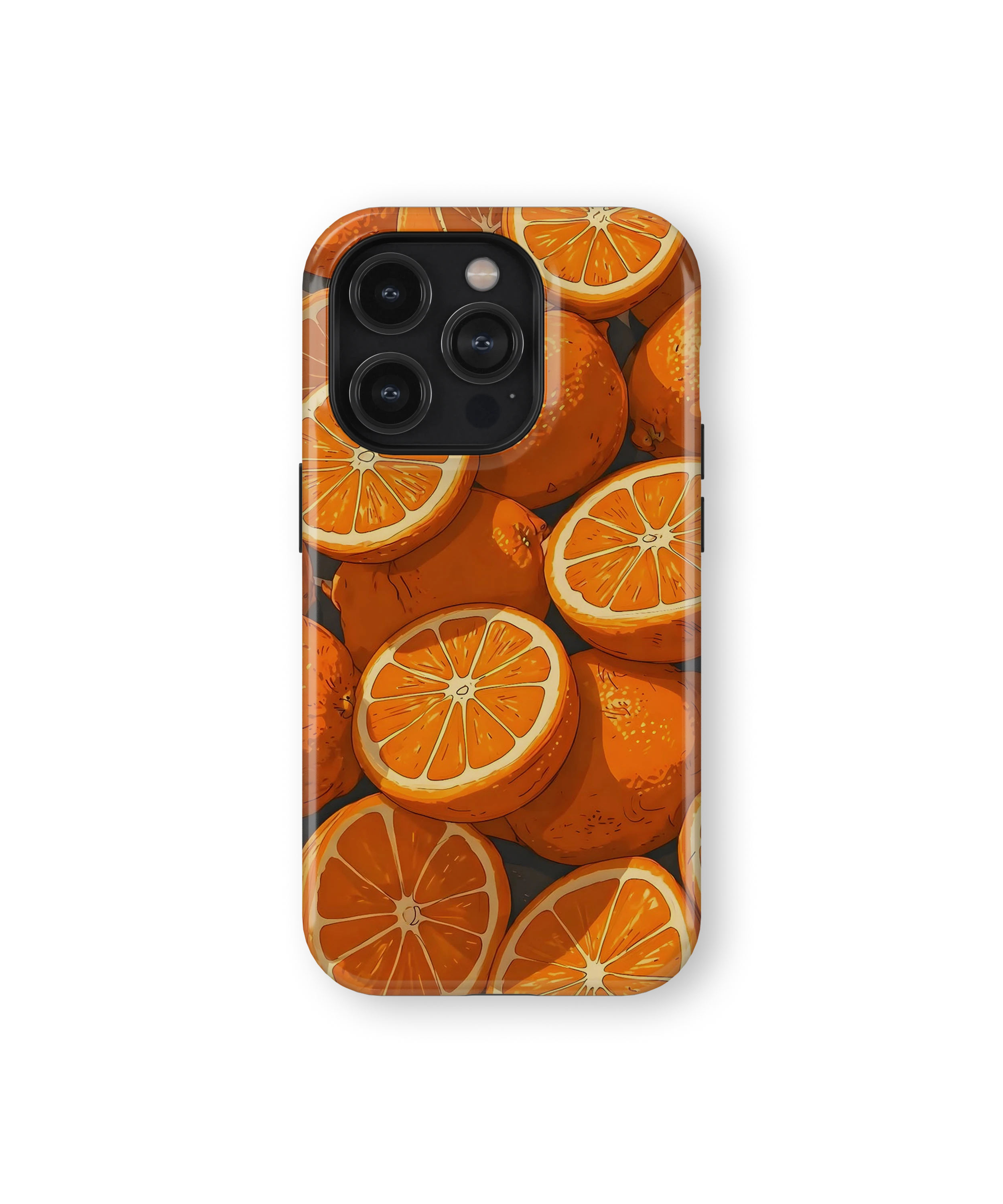 Coque iPhone Motif Oranges Fraîches