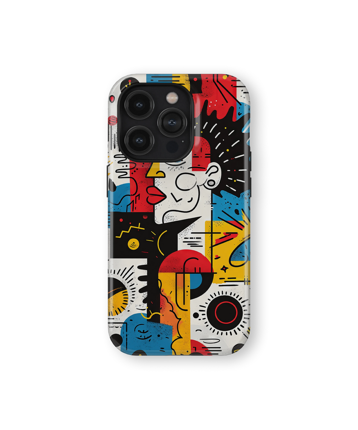 Coque iPhone – Design Abstrait Pop Art