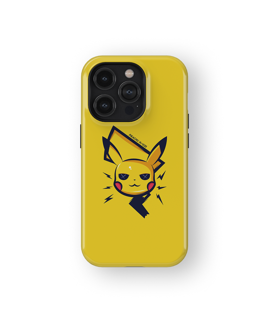 Coque iPhone – Pikachu Minimaliste & Électrique