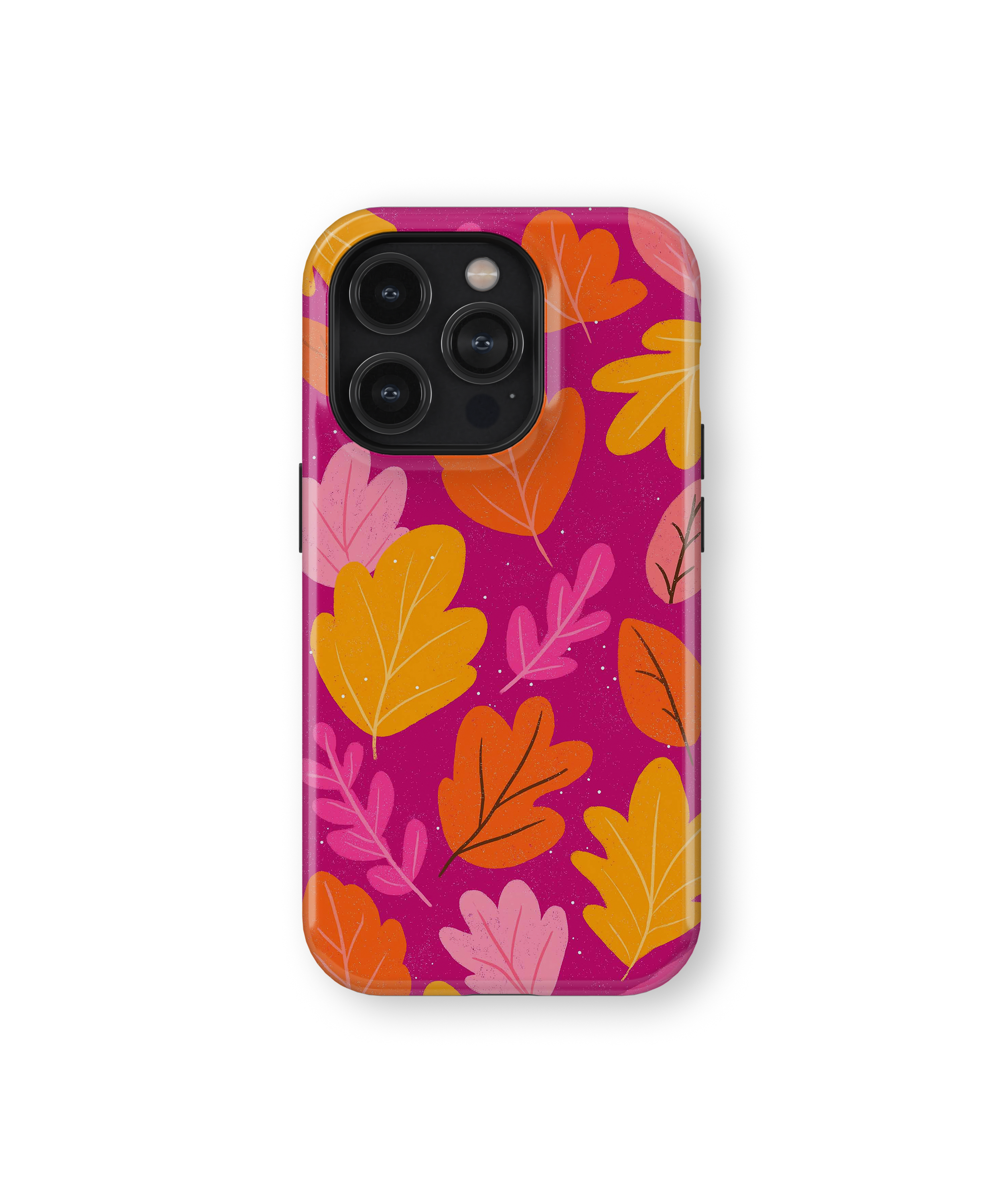 Coque iPhone – Design Feuilles Colorées