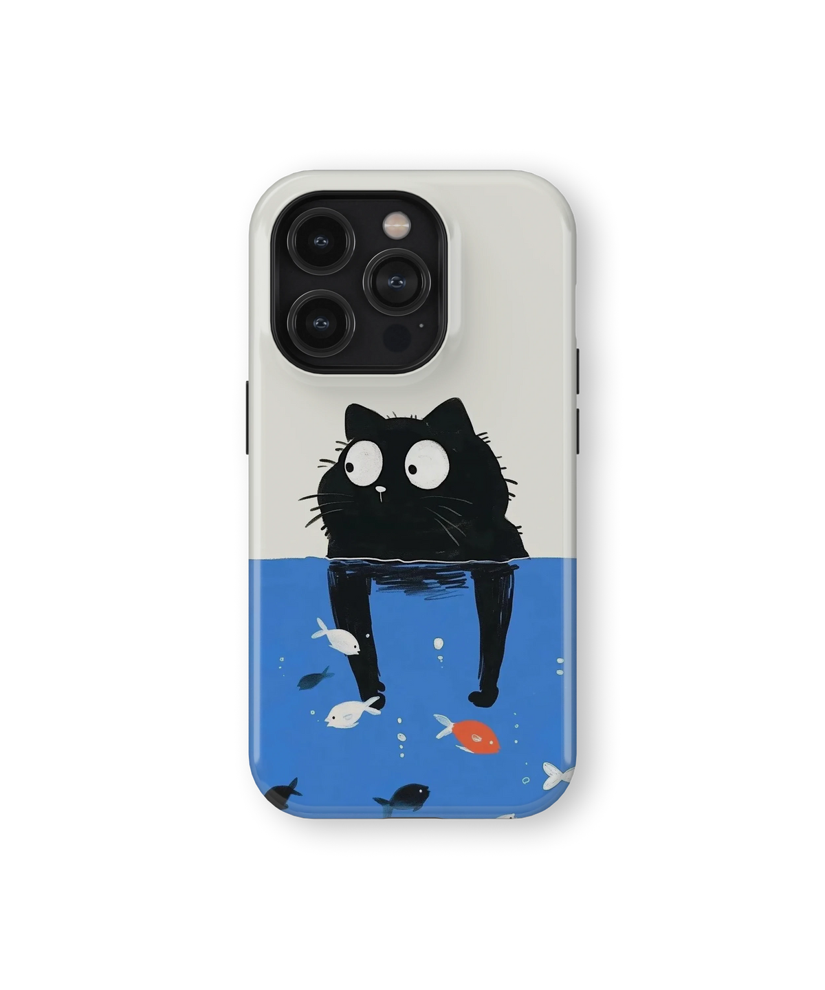Coque iPhone – Design Chat Noir Océan