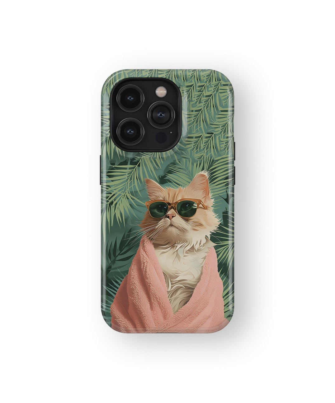 Coque iPhone – Chat Stylé Tropica