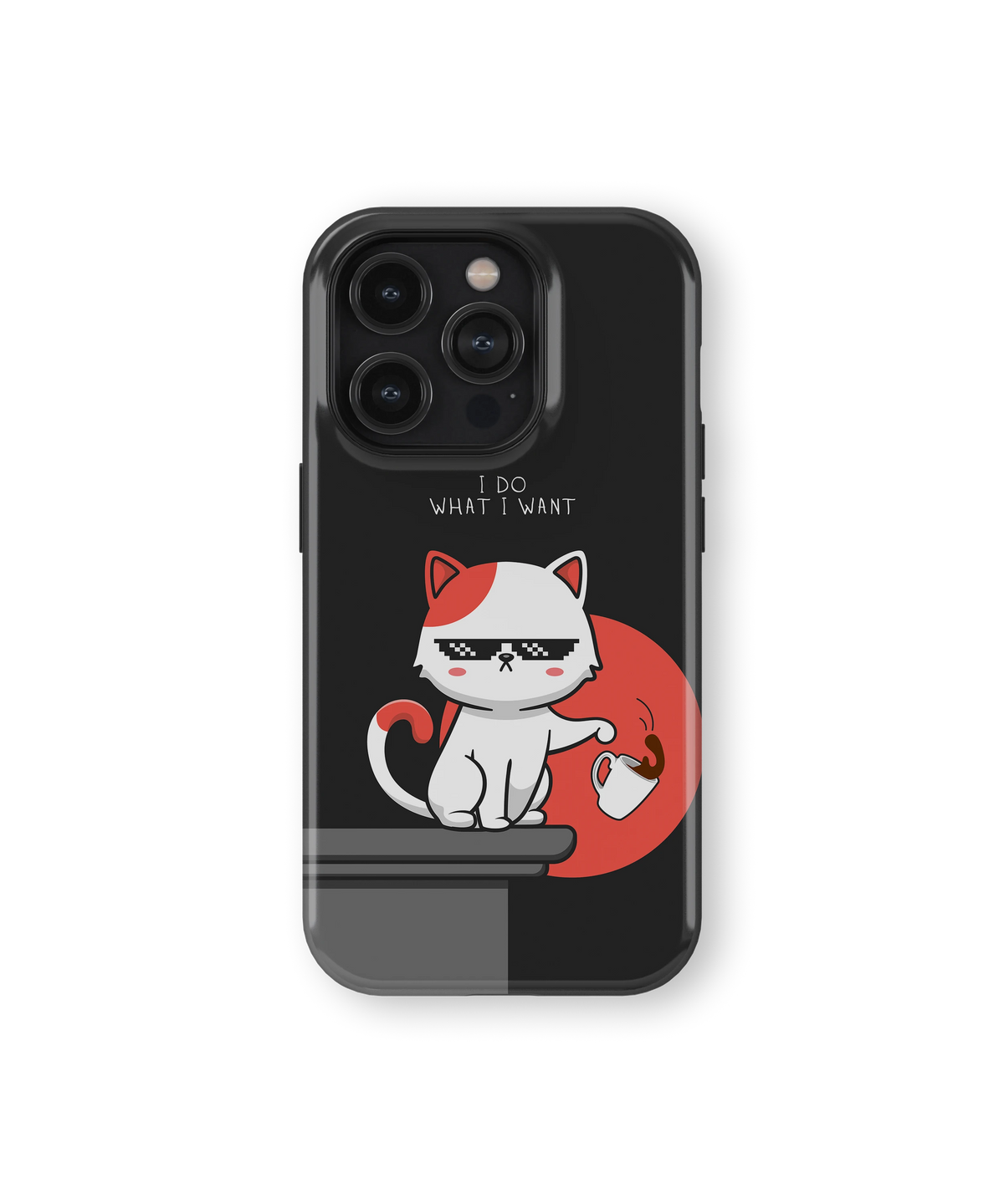 Coque iPhone – Cat Boss “I Do What I Want”