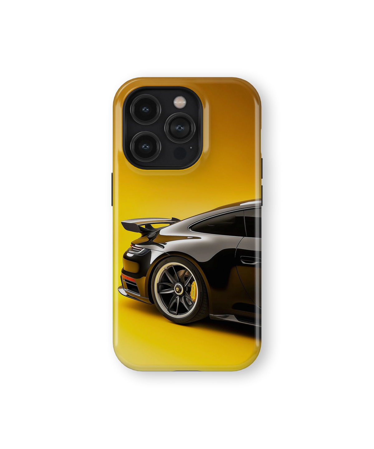 Coque iPhone – Porsche 911 Black & Yellow
