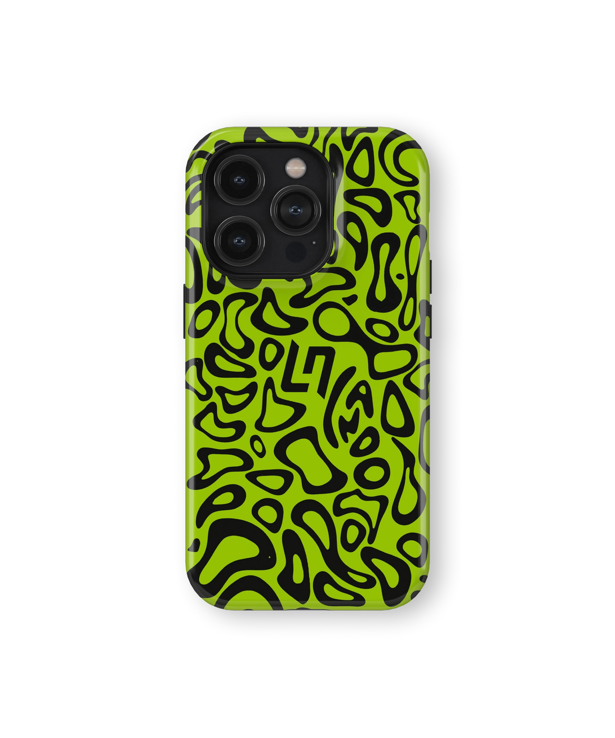 Coque iPhone – Design Fluorescent Noir