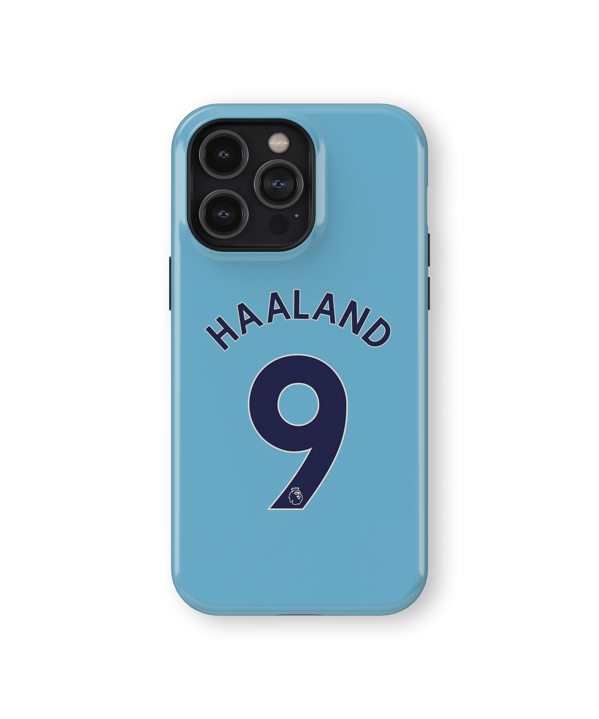 Coque iPhone Haaland – Design Bleu | Manchester City
