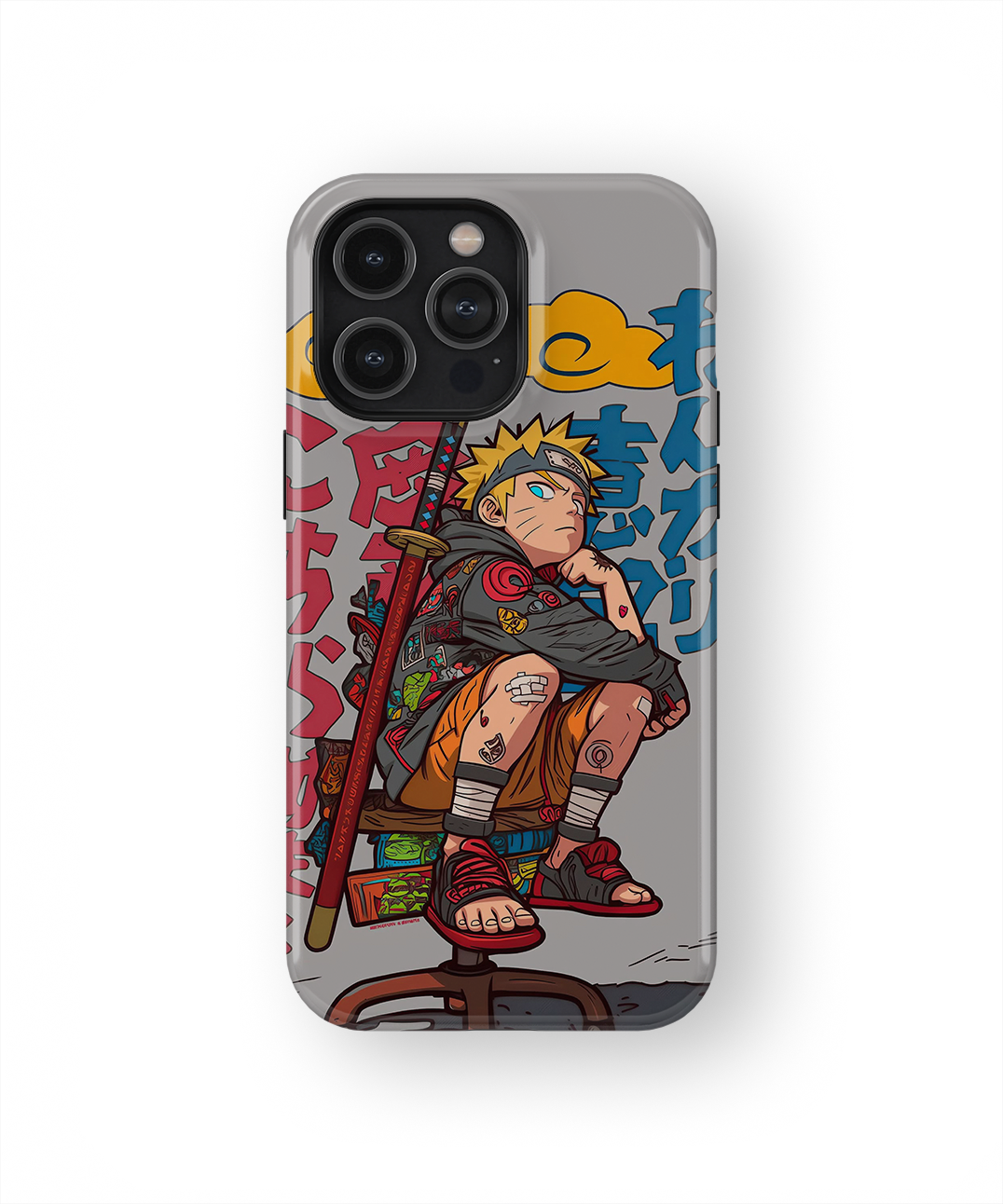 Coque iPhone Anime – Design Naruto Uzumaki Style Street Art