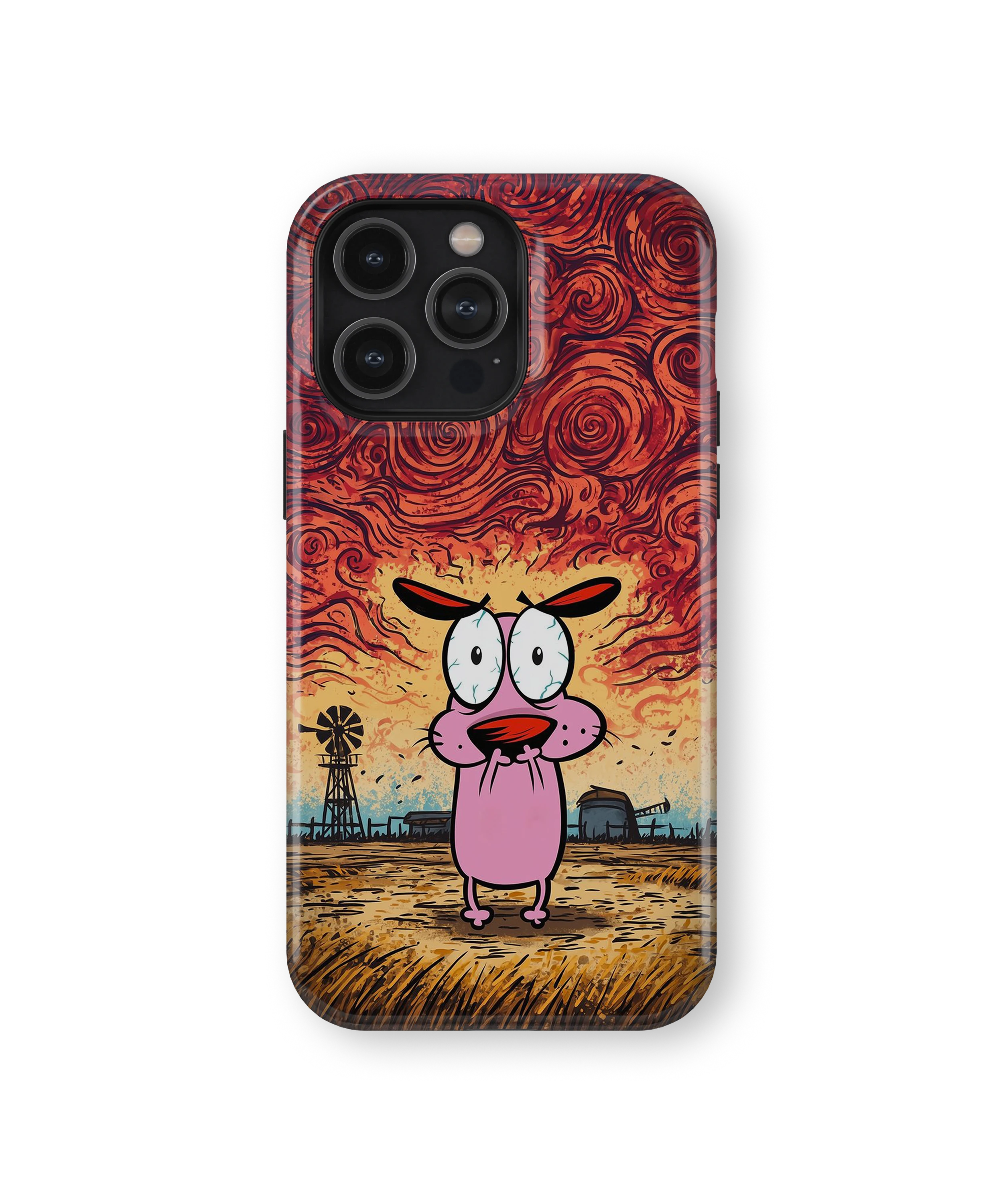 Coque iPhone – Design Courage le Chien