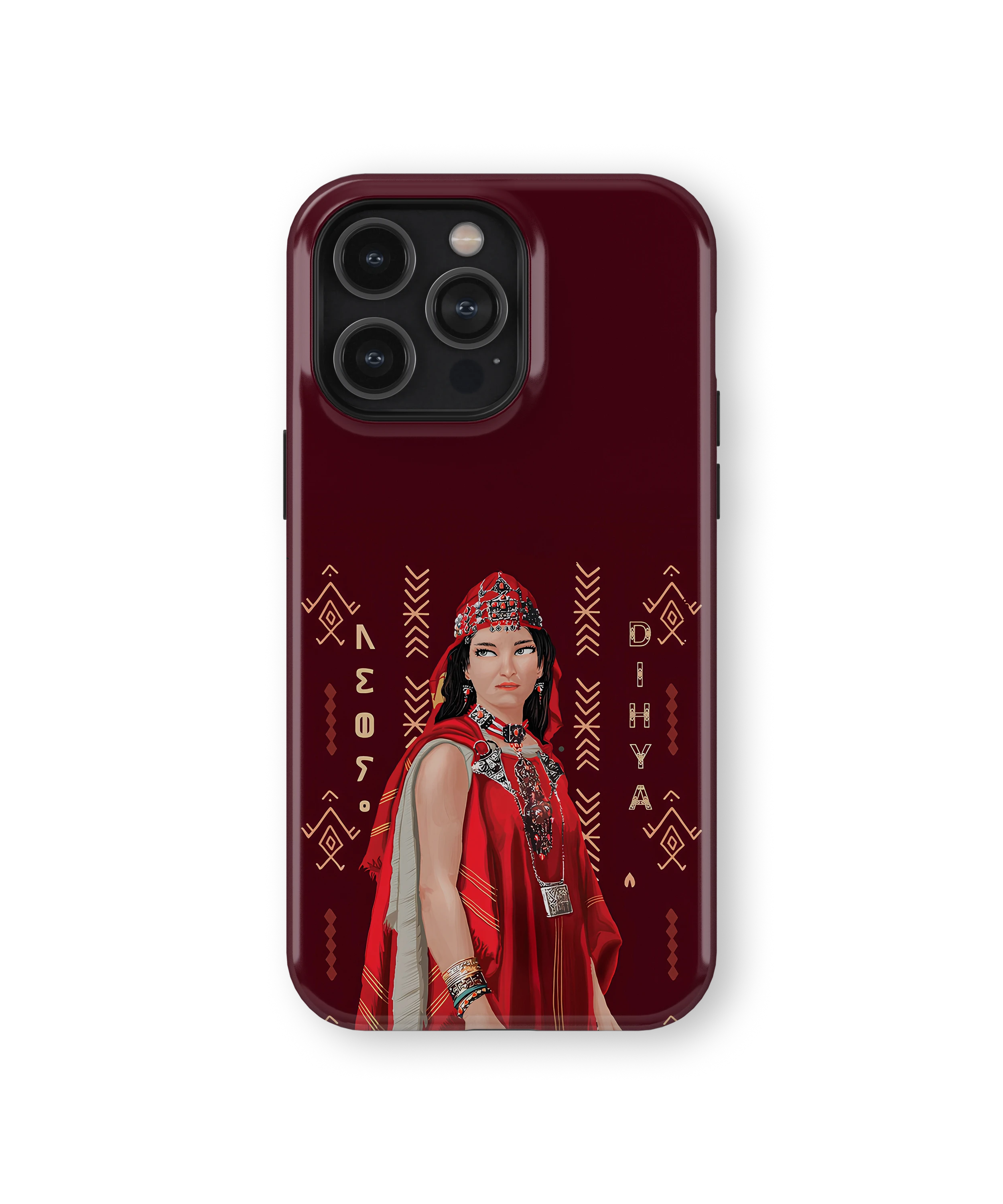 Coque iPhone – Design Amazigh Traditionnel “Dihya”