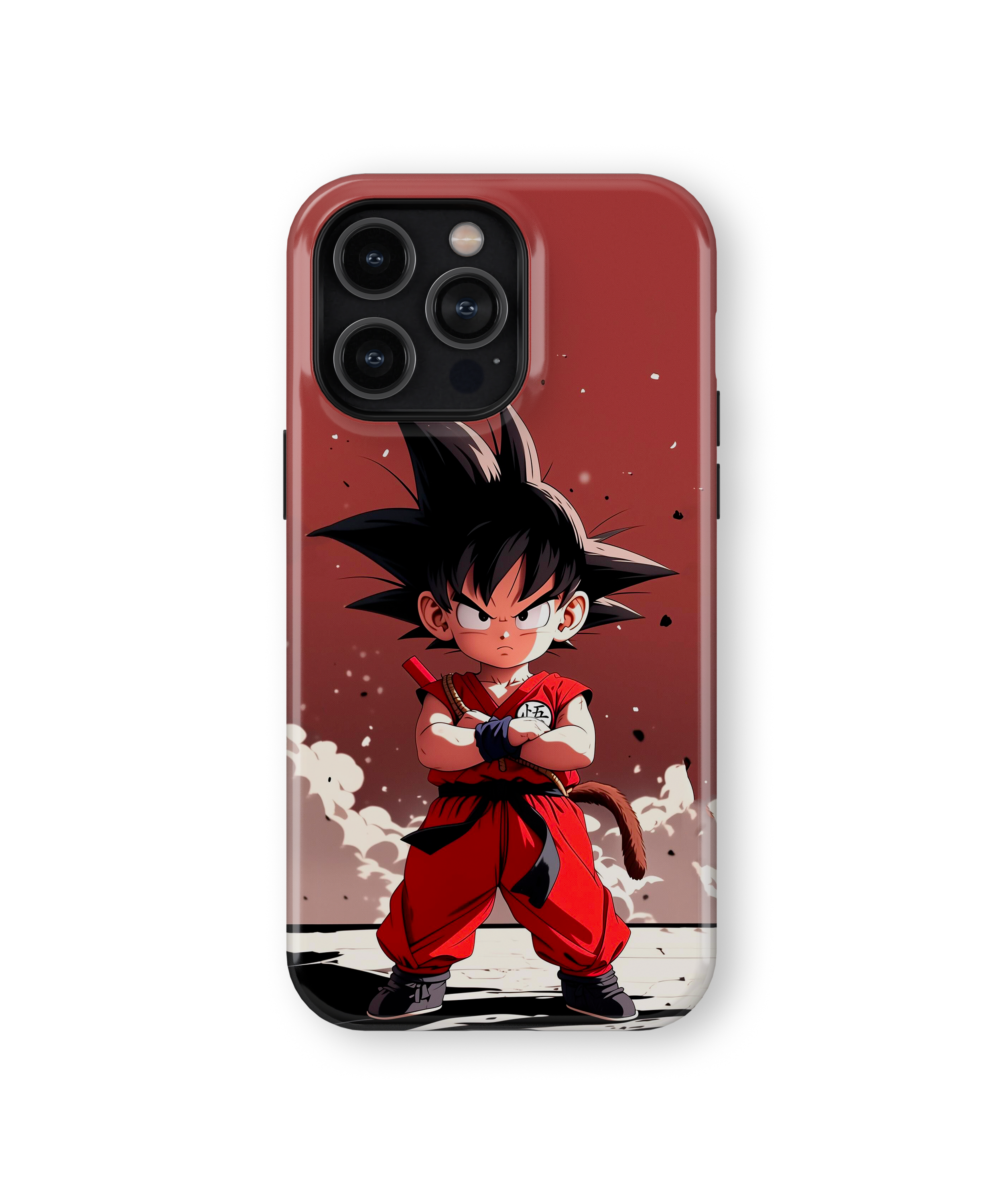 Coque iPhone Anime Goku maroon