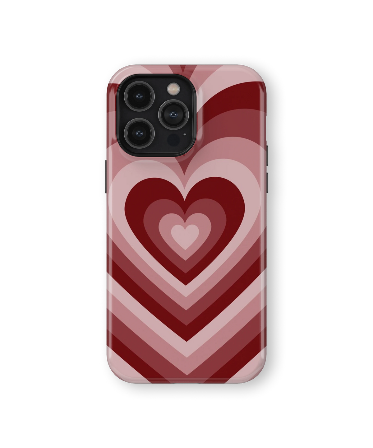 Coque iPhone – Design Cœurs Empilés