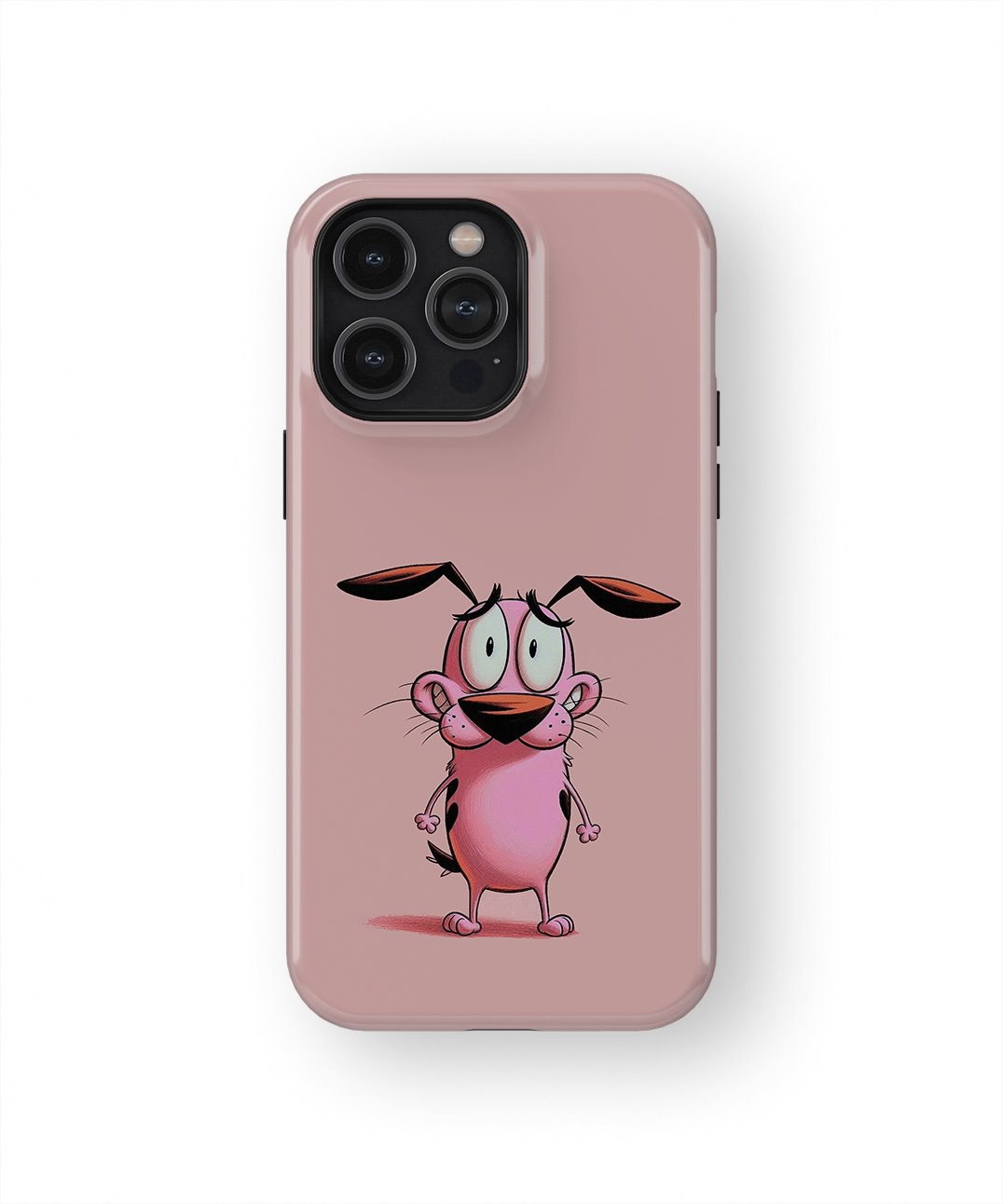 Coque iPhone – Design Courage le Chien