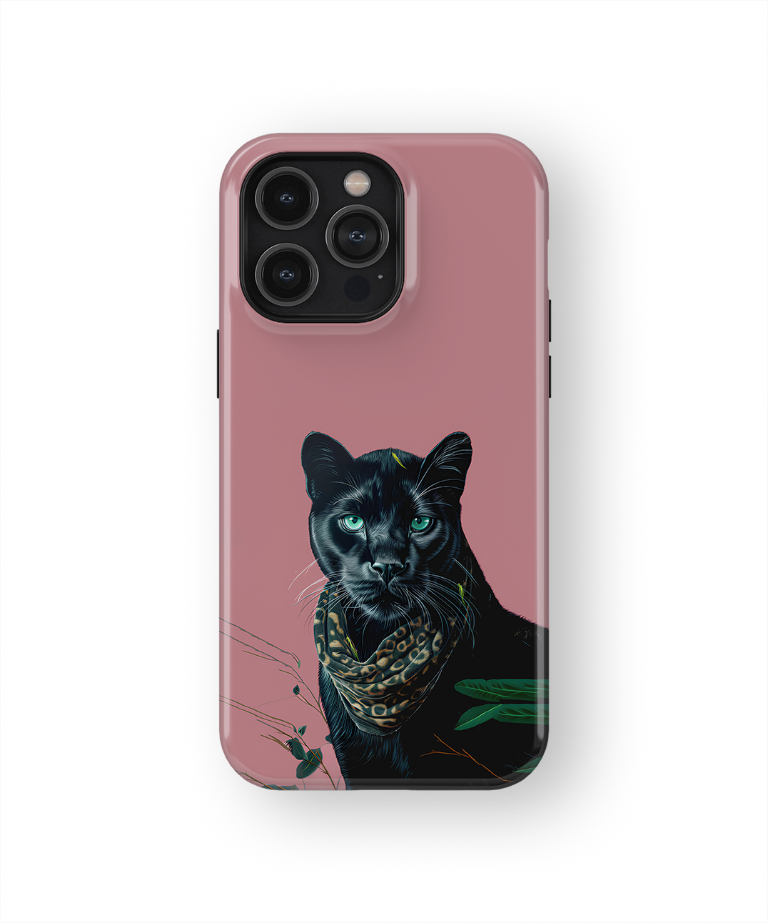 Coque iPhone – Panthère Noire Élégante