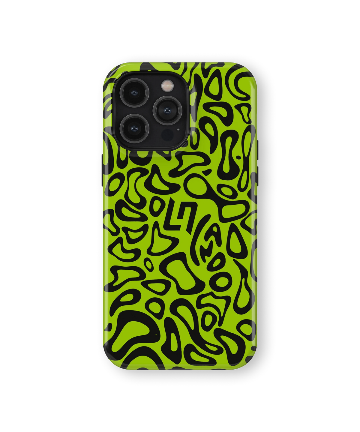 Coque iPhone – Design Fluorescent Noir