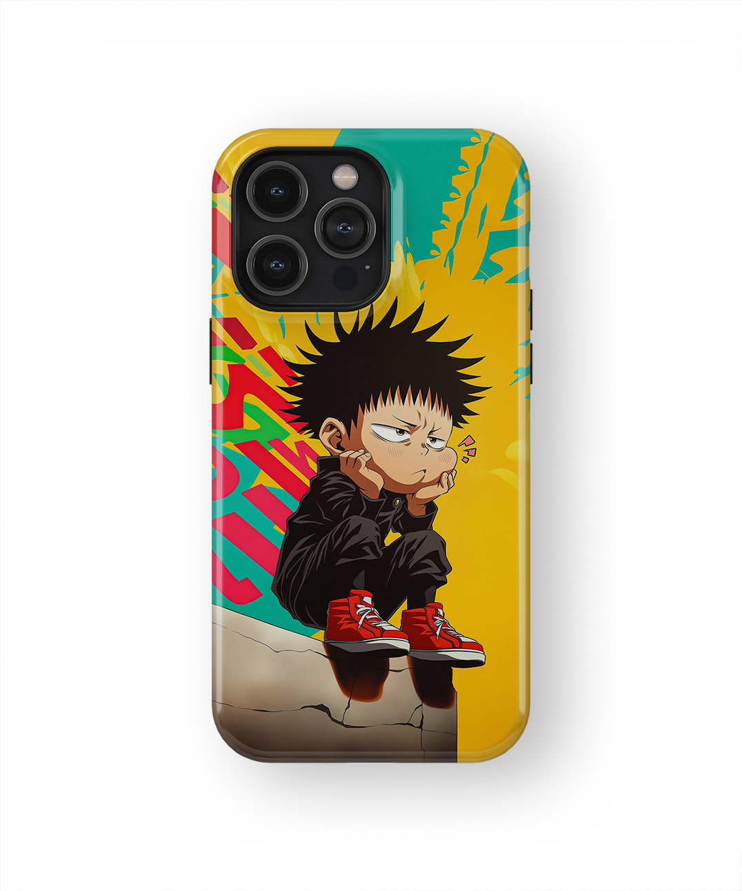 Coque iPhone Anime – Megumi Fushiguro Street Style