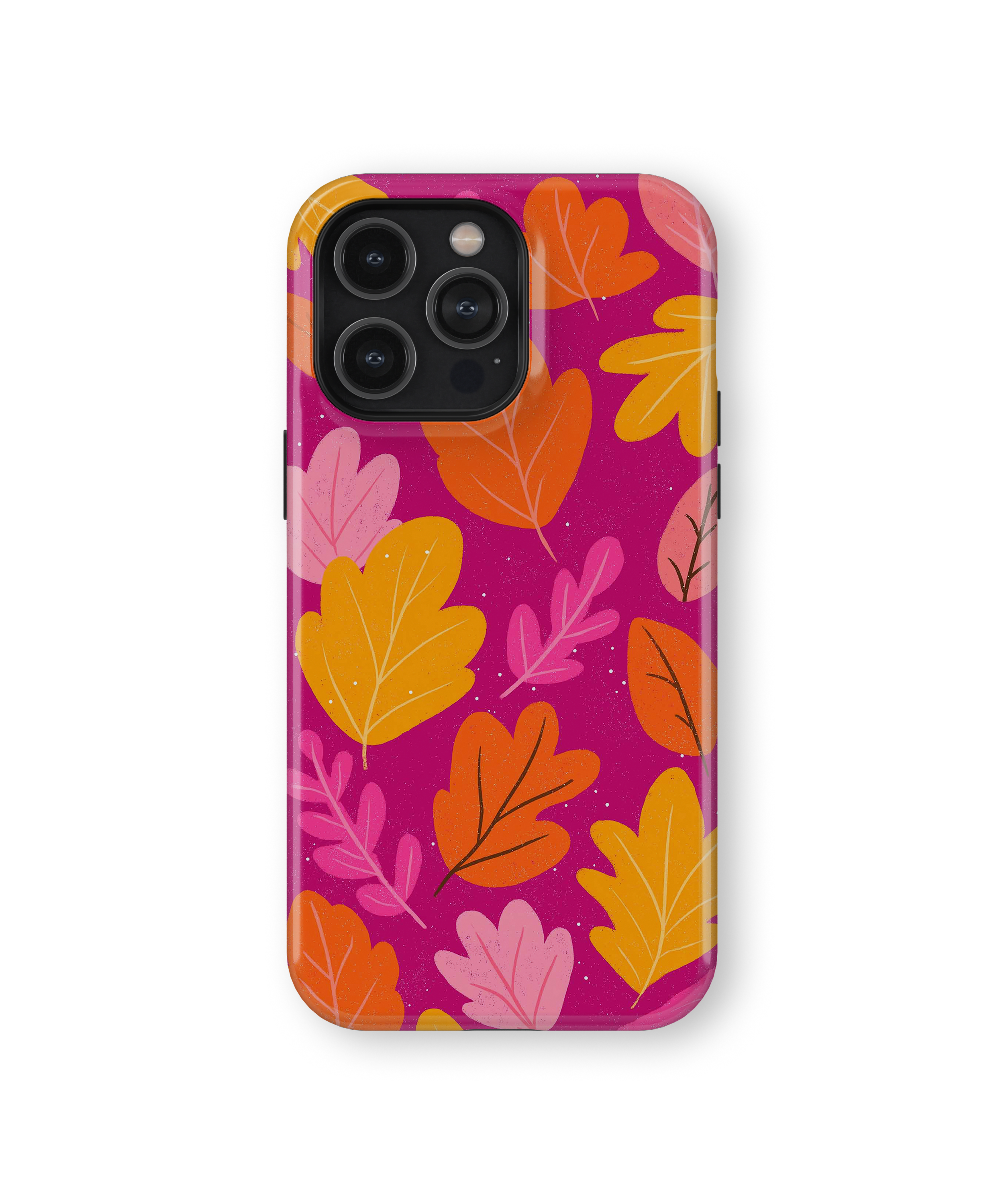 Coque iPhone – Design Feuilles Colorées