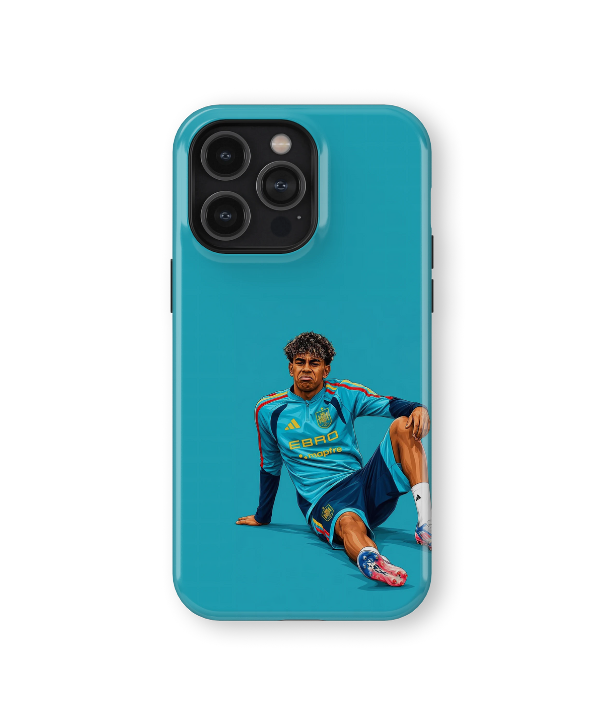 Coque iPhone Lamine Yamal – Style Bleu | Espagne