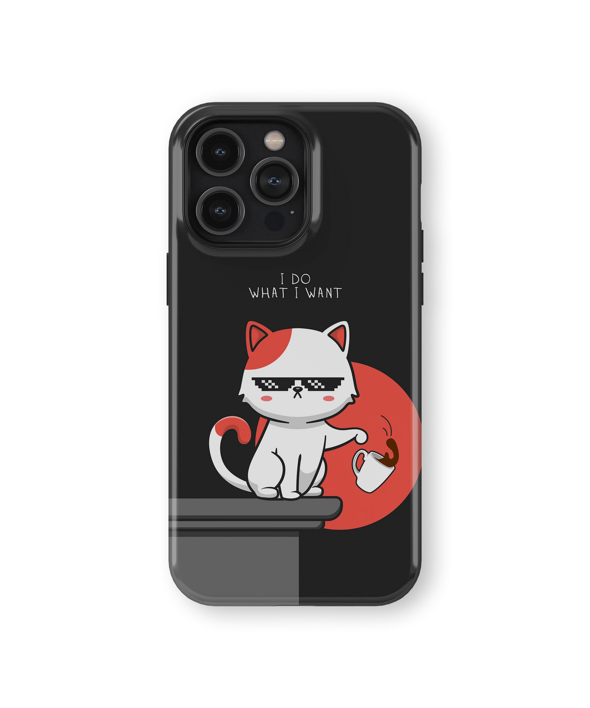 Coque iPhone – Cat Boss “I Do What I Want”