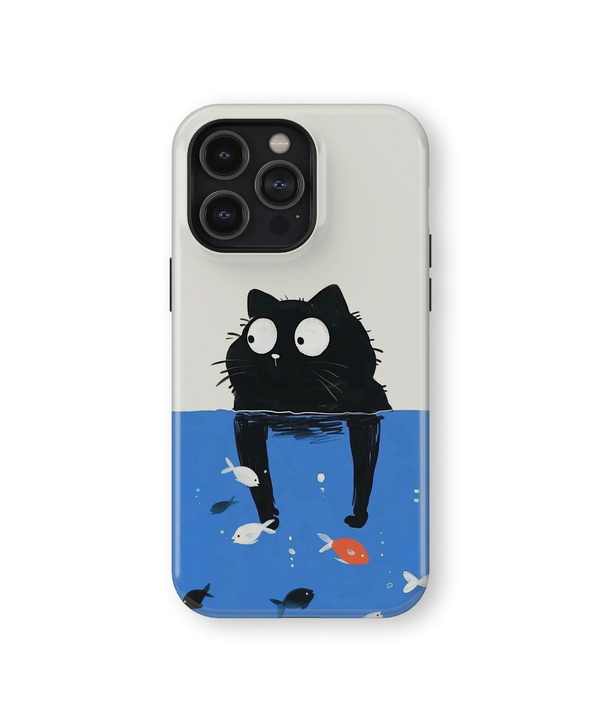 Coque iPhone – Design Chat Noir Océan