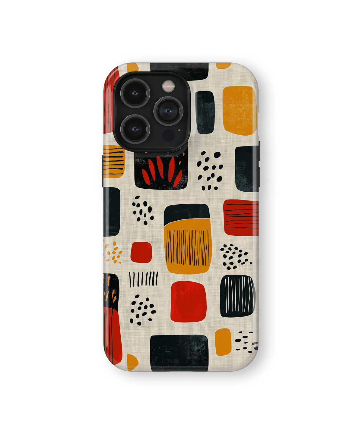 Coque iPhone – Design Abstrait Géométrique